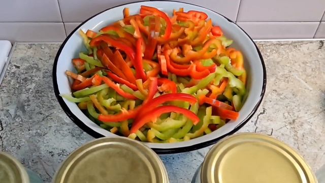 Готовлю на зиму любимую заготовку-ЛЕЧО! Гав от Бусинки