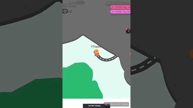 Зайняли топ 1 в игре Paper.io