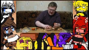Реакция персонажей FapNAF на Своими руками - ЧИЗБУРГЕР
