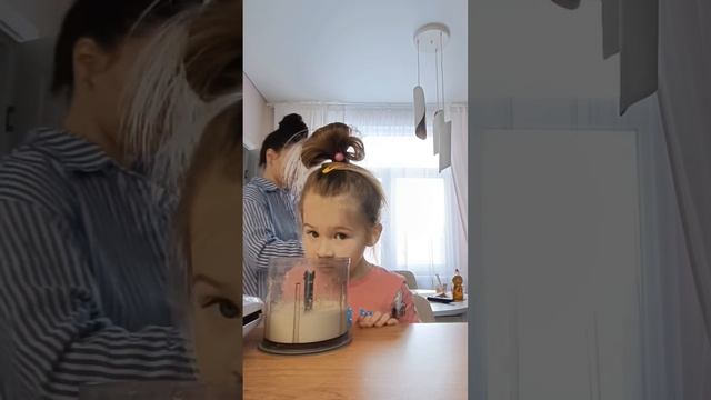 Банановые вафли, готовим с дочкой