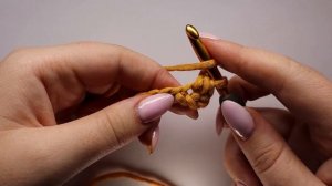 Полустолбик с накидом (ПССН). Азы вязания крючком. Школ