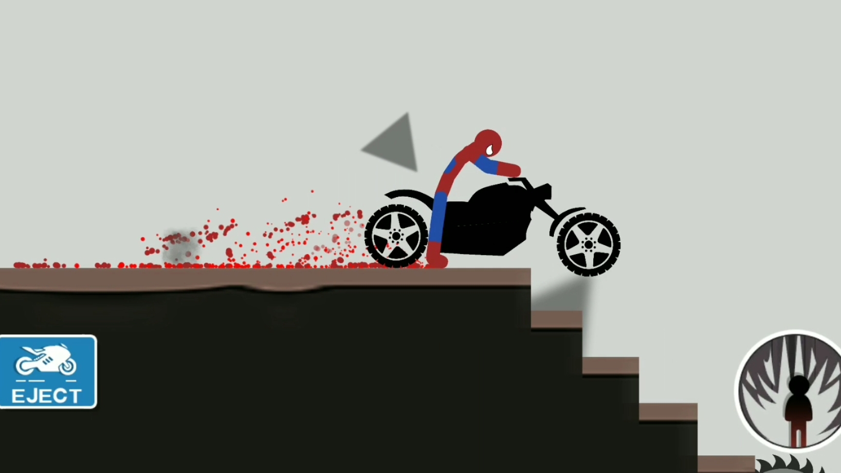 Играю в Stickman Dismount: Ragdoll Fly смотреть онлайн