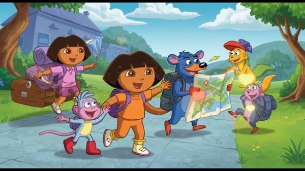 Dora the explorer Exploring the world, happy as can be! kids song