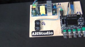 Демонстрация работы акустической системы 2.1 из предыд