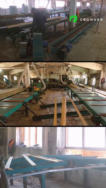 Сортировка бревна и Тонкомерная линия Cronver смотреть онлайн