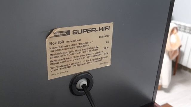 Тест вінтажної акустики GRUNDIG SUPER-HiFi Box 850 professional - 1978 рік. смотреть онлайн
