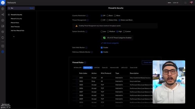 Настройка VLAN, файрвол и сетей Wi-Fi в UniFi Network смотреть онлайн