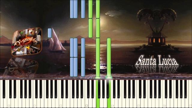 Санта Лючия / Santa Lucia (piano tutorial) [НОТЫ + MIDI] смотреть онлайн
