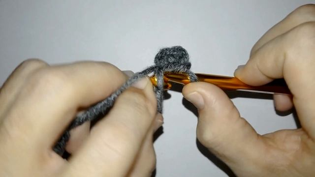 Вязание крючком. Полустолбики.