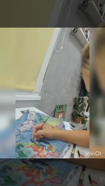 Рисуем акрилом на одежде смотреть онлайн