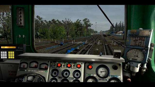 2ТЭ10М-2437 с наливным поездом. Отправление со станции Уз?