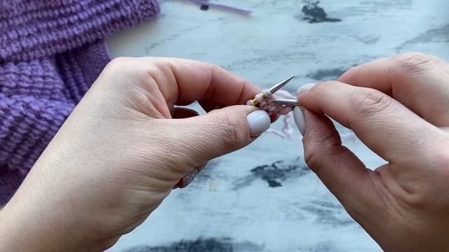 СУПЕР ПРОСТО! Узор на основе лицевой глади! смотреть онлайн