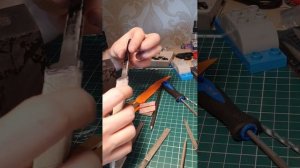 Всадной монтаж. Подготовка посадочного углубления в рукояти под хвостовик клинка.