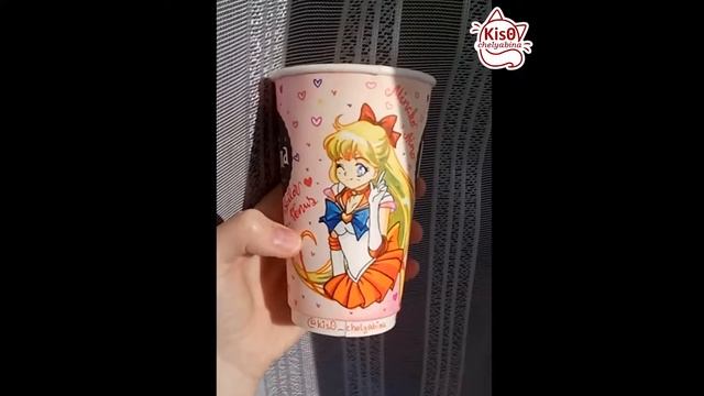 Сейлор Венера на стакане|Sailor Venus on cup смотреть онлайн