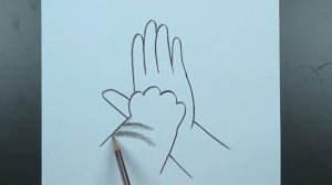 Как нарисовать руку и лапу: простой поэтапный урок + лёгкие идеи для карандашных рисунков