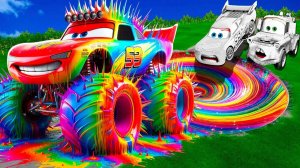 Машинки летают и прыгают! Развивающие мультики Машины помощники. Мультфильмы про машинки