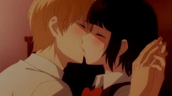 самый горячий поцелуй в аниме #anime #animelove