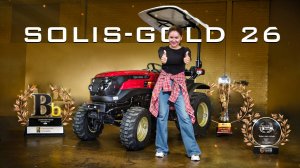 Обзор самого популярного минитрактора в мире - Solis-GOLD 26!
