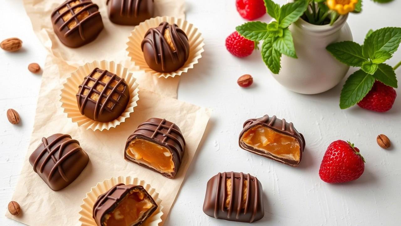 Ореховый взрыв вкуса: как приготовить невероятно хрустящие Грильяжные Конфеты смотреть онлайн