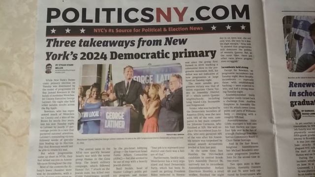 Читаем заголовки американской газеты Metro New York от 27.06.202