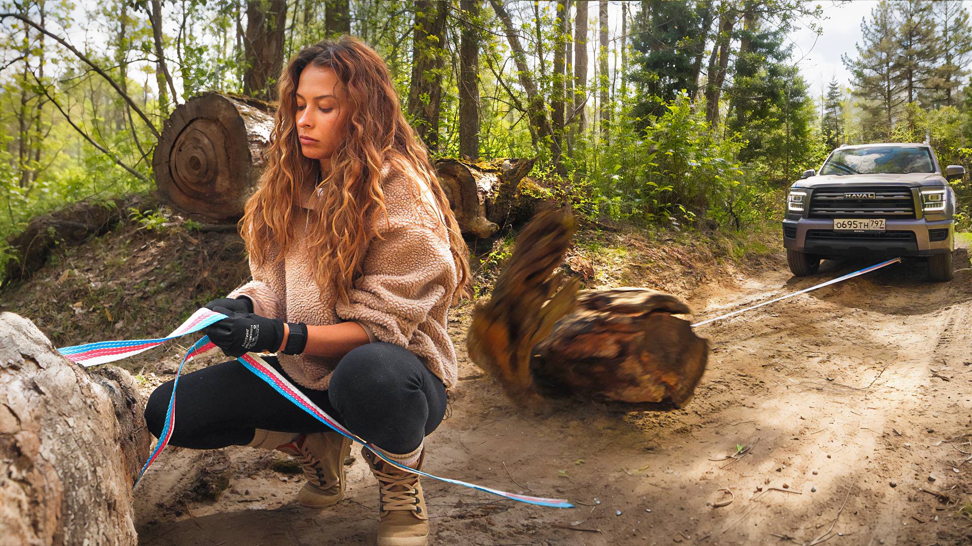 24 ЧАСА В ЛЕСУ. Отправили телеведущую в лес на новом Haval H5