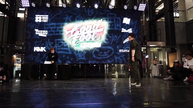 Кутынцев Илья Vs Варакин Влад  | 1/4  Hip Hop Juniors | GOOD FOOT BATLE 2019