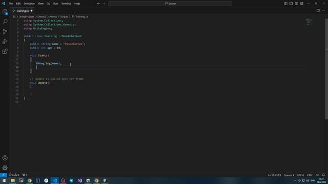 Unity полный курс с нуля. 4 Unity C# как писать скрипты смотреть онлайн