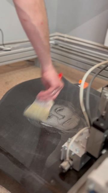 Гравировка портрета на граните #cnc #гранит #гравировка смотреть онлайн