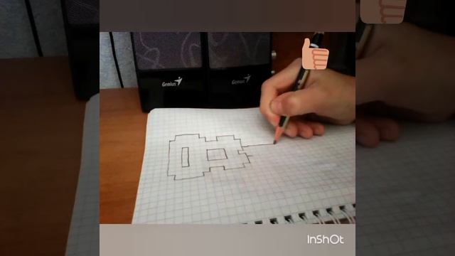 Рисунки по клеточкам! Урок 2. смотреть онлайн