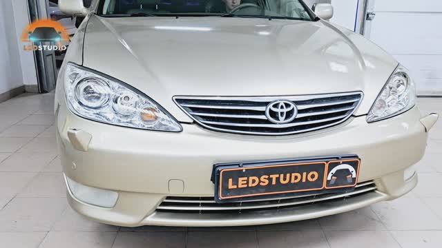 Toyota Camry V30 модернизация света фар смотреть онлайн