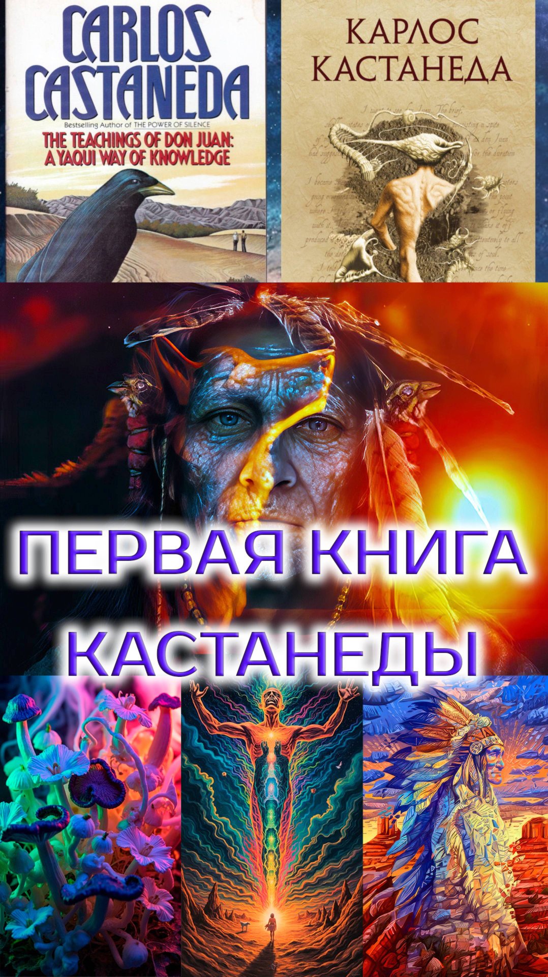 Первая книга Карлоса Кастанеды «Учение дона Хуана»