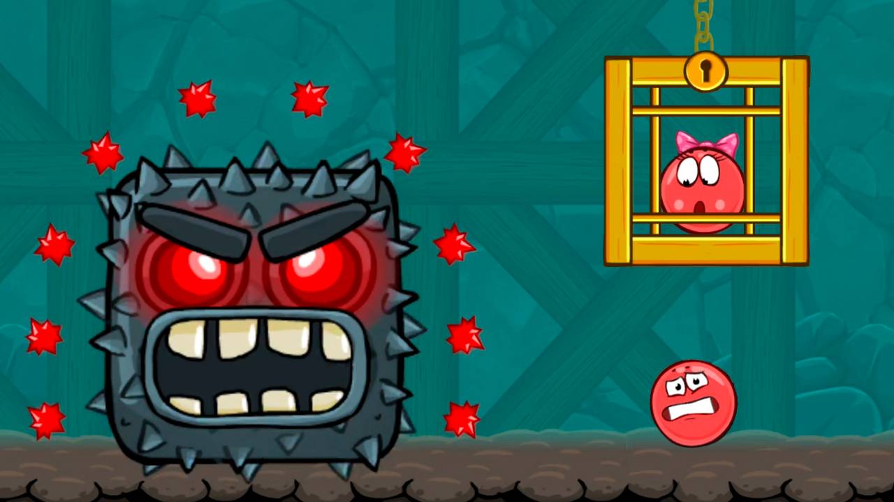 БОСС Подземные Ходы самая интересная локация Красный шарик ред бол 4 прохождение мульт игры #13 смотреть онлайн