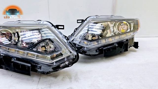 Nissan X-Trail T 32 тюнинг фары светодиодные смотреть онлайн