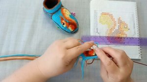 1часть мастер-класса следочков для малышей 👶 на полтора годика.