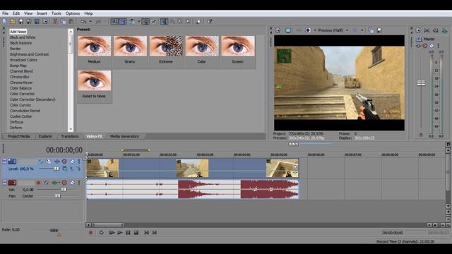 [Tutorial] Как сделать Slow-motion в Sony Vegas Pro 9.0. смотреть онлайн