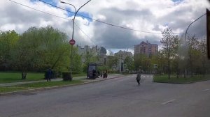 Город Владимир. Поездка на автобусе Маз по маршруту 55с