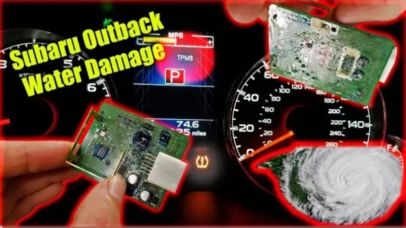 Повреждение Subaru Outback водой часть 1 смотреть онлайн