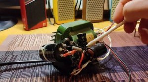 Регенеративный приёмник на лампе #6Е5С (зелёный глаз). М