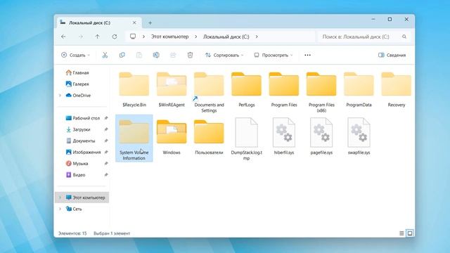 System Volume Information что за папка и можно ли удалить в Windows 11 смотреть онлайн