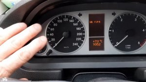 Сброс сервисного интервала MERCEDES W245 W169