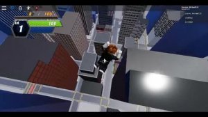 Spider Man Летает по городу