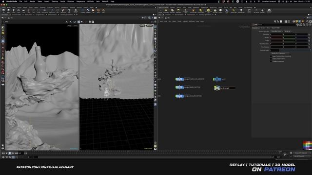 Ice Growth Part 2 - Houdini & Redshift