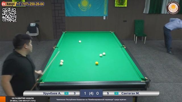 Урунбаев А. - Сактаган М. | 1/32 | ЧРК 2025 ШЫМКЕНТ | 1 TV смотреть онлайн