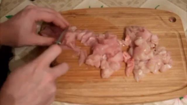 Тестирование на курином филе трёх ножей Kershaw: Tension, Compound и Tremor. смотреть онлайн
