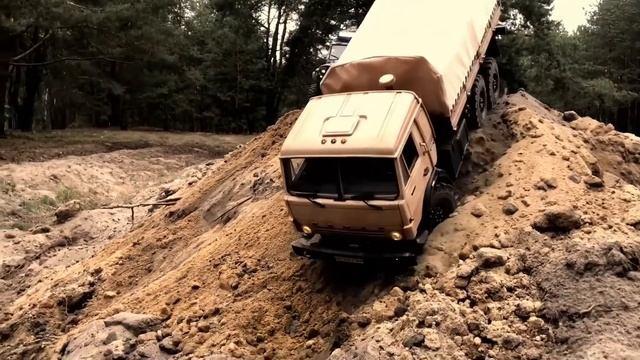 Kamaz 4310 And Uaz 3159 на Радиоуправлении...