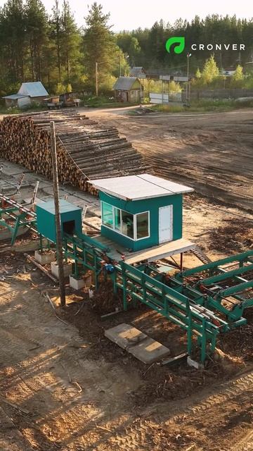 Линия сортировки бревна Cronver LSB 12 REELS смотреть онлайн