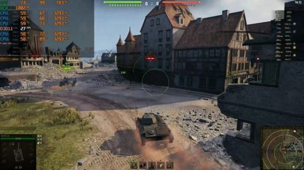 GTS 450 1gb ddr3 + i3 2120 тащит танки!