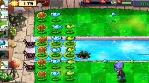 Прохождение 4 уровня/Растения Против Зомби/Дневной бассейн