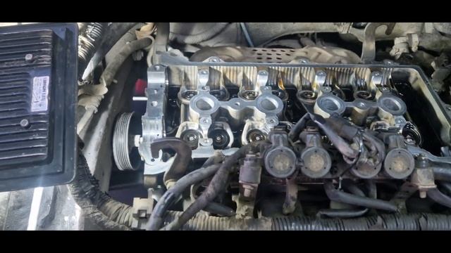 Geely Emgrand замена ГРМ метки  регулировка клапанов