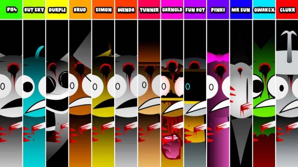 INCREDIBOX SPRUNKI 😎 | ФАЗА 4: SKY VS DURPLE VS BRUD VS SIMON VS WENDA VS CLUKR 😱 | МЕГА БИТВА! 🔥